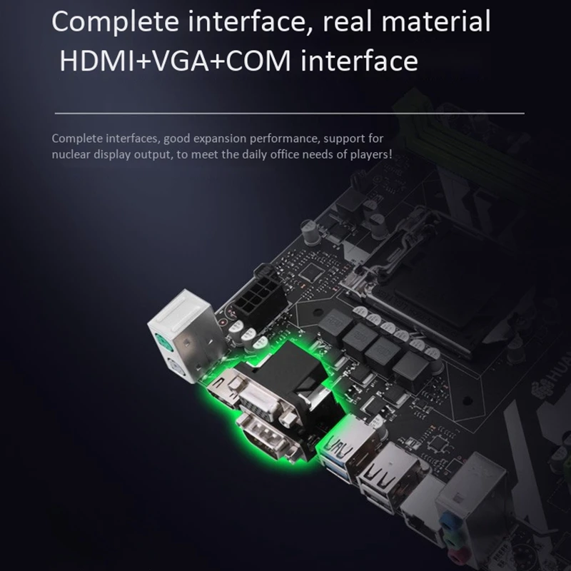 

HUANANZHI B75Plus Motherboard Supports LGA 1155, with SATA 3.0/2.0 USB 2.0 DDR3 16G 2-Channel Motherboard, Suitable for