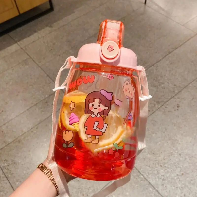 

Large Capcity Water Bottle Outdoor Running Gym Training Plastic New Sports Water BottlePortable Leak-proof Plastic Drinkware