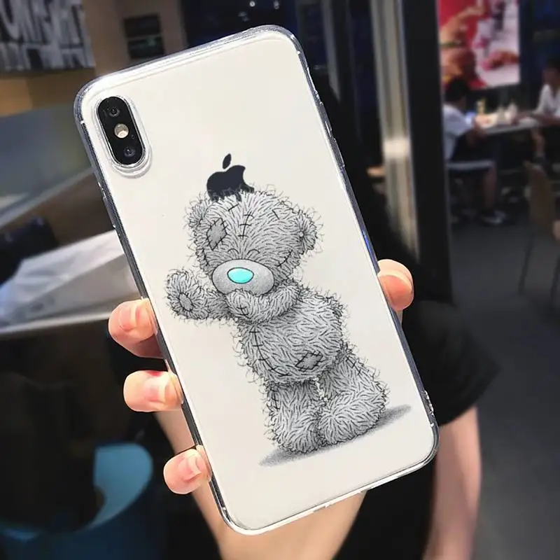 

Tatty Teddy Lovely cartoon animal Phone Cases Transparent soft For iphone 5 5s 5c se 6 6s 7 8 11 12 plus mini x xs xr pro max