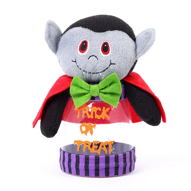 Банка для конфет на Хэллоуин милый пластиковый контейнер с черной кошкой банки