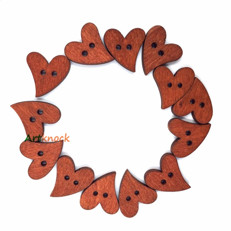 20 шт. украшения для скрапбукинга аксессуары рукоделия деревянные пуговицы