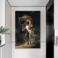 famous painting the storm canvas painting posters and prints canvas painting wall art picture for living room home decoration