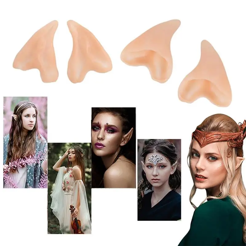 

Mysterious Angel Elf Ears Latex Ears Fairy Cosplay Costume Props Accessories Halloween Elf Ear Photo Props Halloween Decoration