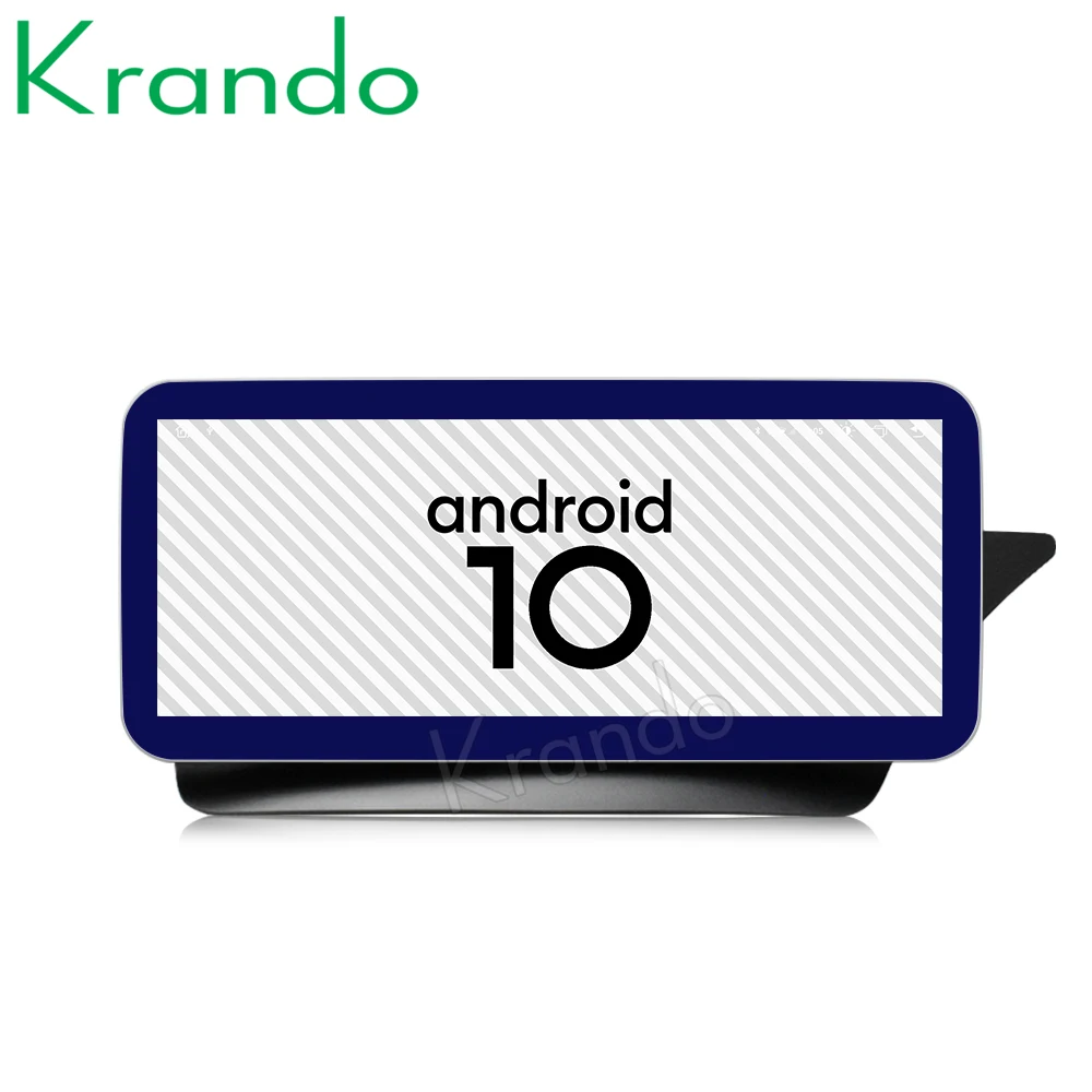 Krando Android 10 8 Core 4 + 64G автомобильный радиоприемник с навигацией GPS audio мультимедийный