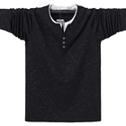 Осенняя брендовая модная футболка SHAN BAO 2021 с V-образным вырезом и пуговицами, Классическая Женская хлопковая тянущаяся свободная футболка с длинными рукавами