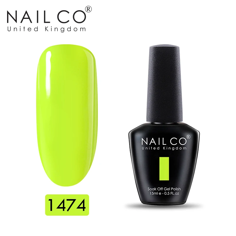 1474 NAILCO УФ светодиодный Гель-лак для ногтей smalto Полупостоянный unghie живопись гель лак Manicura permanente замочить от ногтей Гель-лак художественный - Цвет: 1474