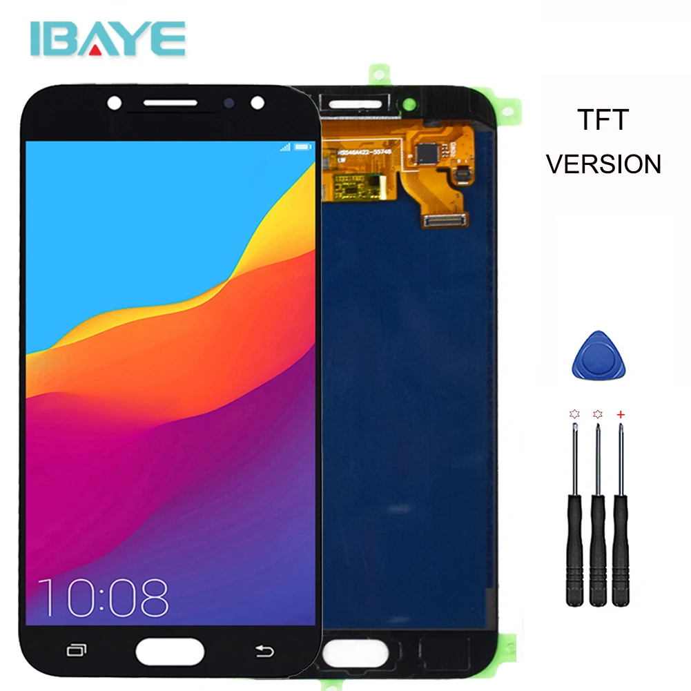Светодиодный для samsung Galaxy J7 Pro 2017 J730 SM J730F J730FM/DS J730F/DS J730GM/DS ЖК дисплей + сенсорный