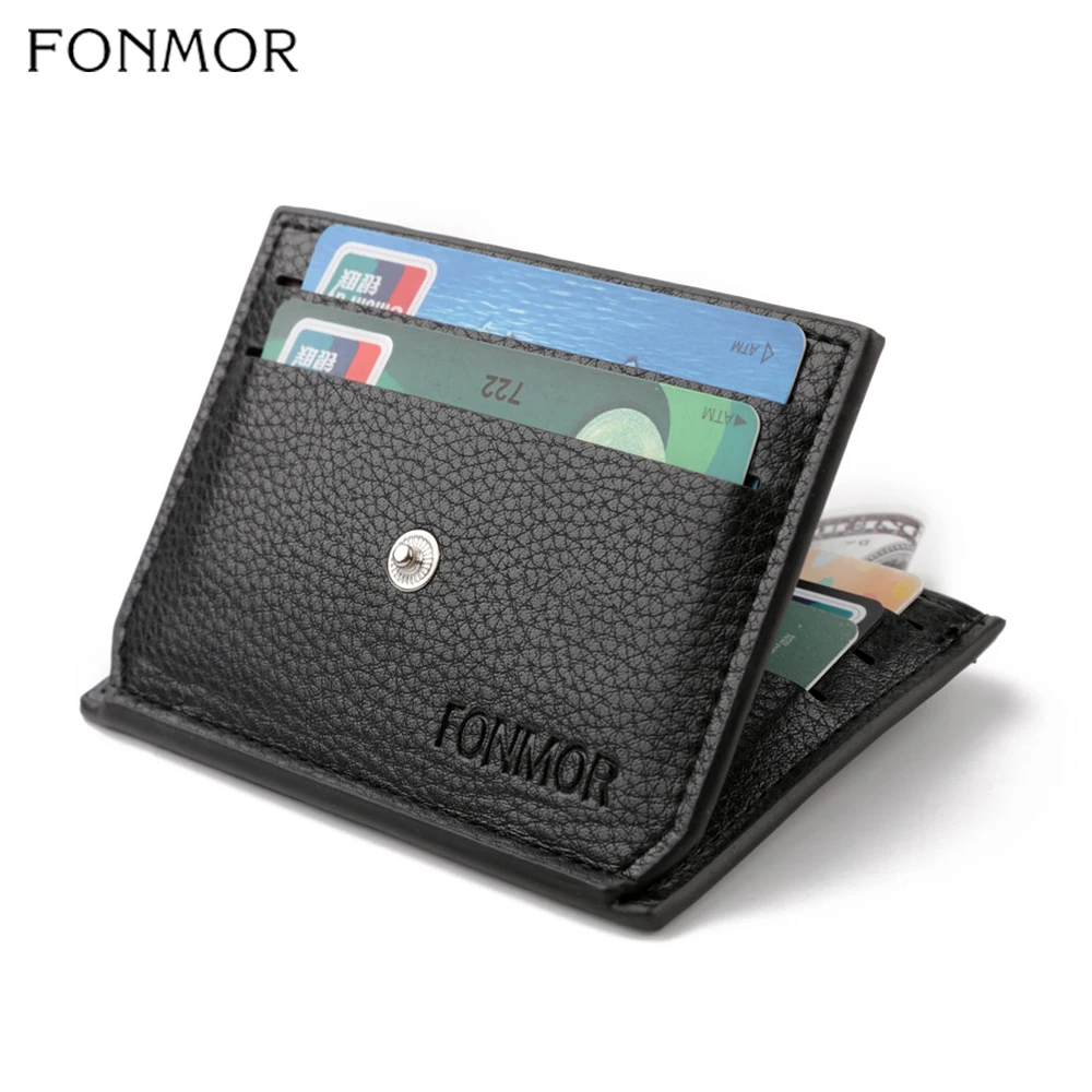 Новинка мужской тонкий кошелек Fonmor кошельки сумка для монет держатель карт