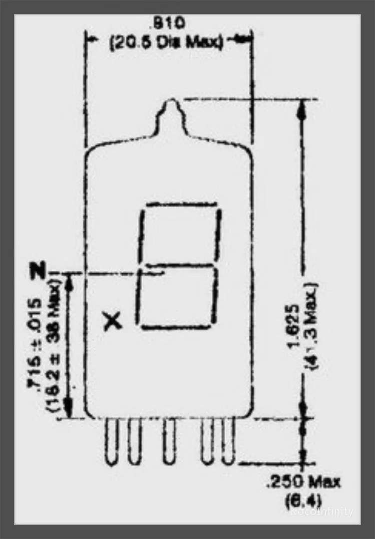 Американская трубка накаливания DR2000 нумитроновая показывает теплые зимние