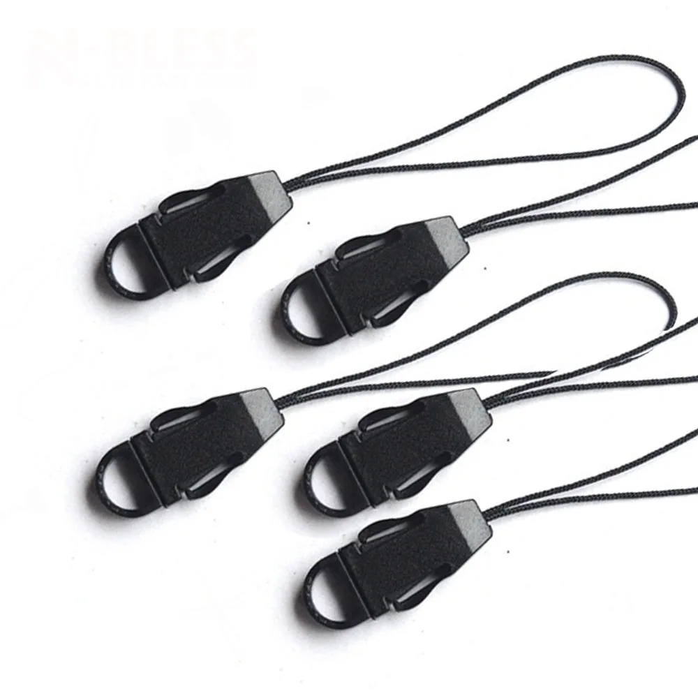 50 шт. черный Универсальный Съемный зажим с пряжкой для быстрого снятия