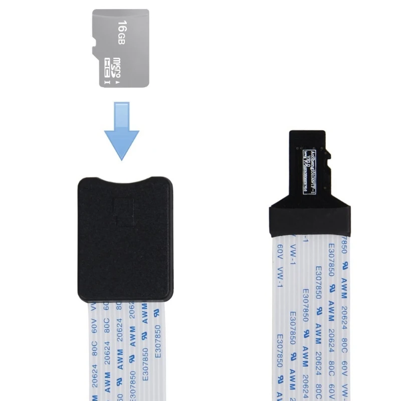 48 см/60 см TF micro SD карта Женская гибкая Удлинительный кабель удлинитель адаптер