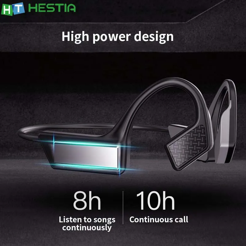 Спортивные наушники с открытым ухом беспроводная гарнитура Bluetooth дисплеем