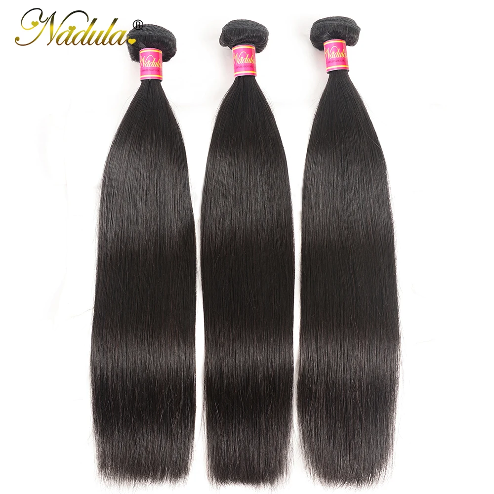 Индийские прямые волосы Nadula 3 пучка шт./лот|hair extension|hair extensions free shippinghair straight |