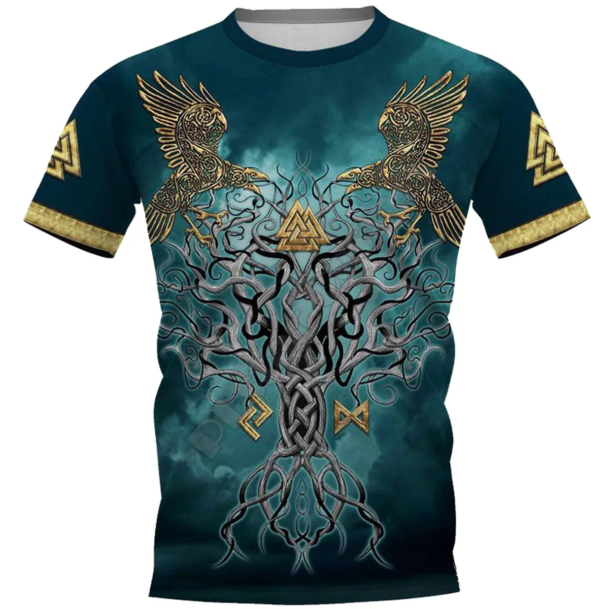 

Футболка Мужская/женская с принтом 3d-татуировок и коротким рукавом