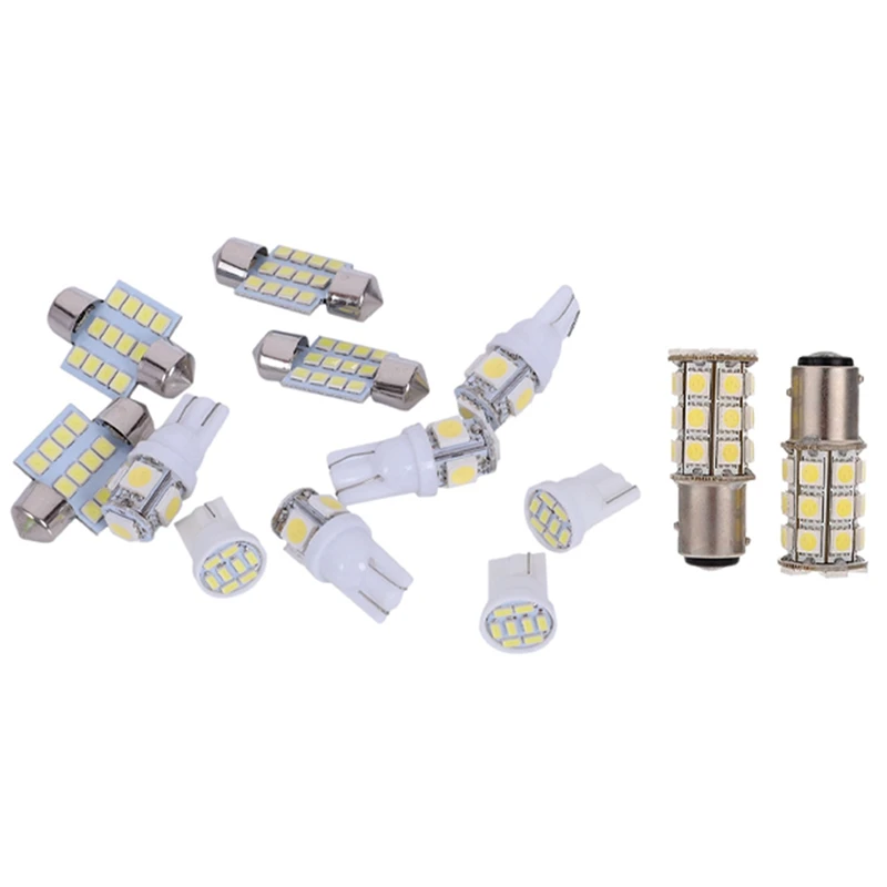 

2x1157-T25 P21/5 Вт 27 SMD5050 12V светодиодный стоп-сигнал светильник с 11 шт. белый светодиодный светильник s для T10 и 31 мм Карта купол светодиодные лампы ...