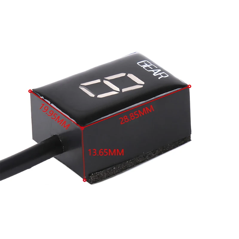 Мотоцикл светодиодный цифровой дисплей шестерни 1-6 индикатор скорости для Ducati