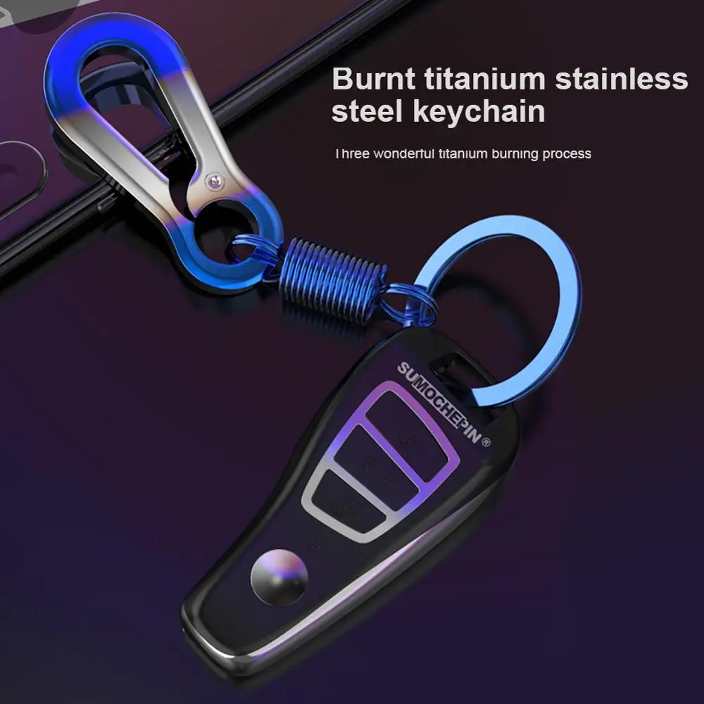 

1PC Creative Car Auto Keychain Titanium Metal Key Chain Wonderful Car Keychain Keyring