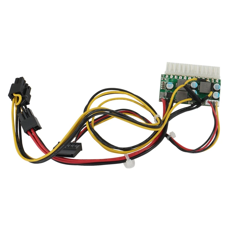PCI-E 6-контактный Штекерный выход постоянного тока 12 В 300 Вт Φ 24Pin PICO ATX