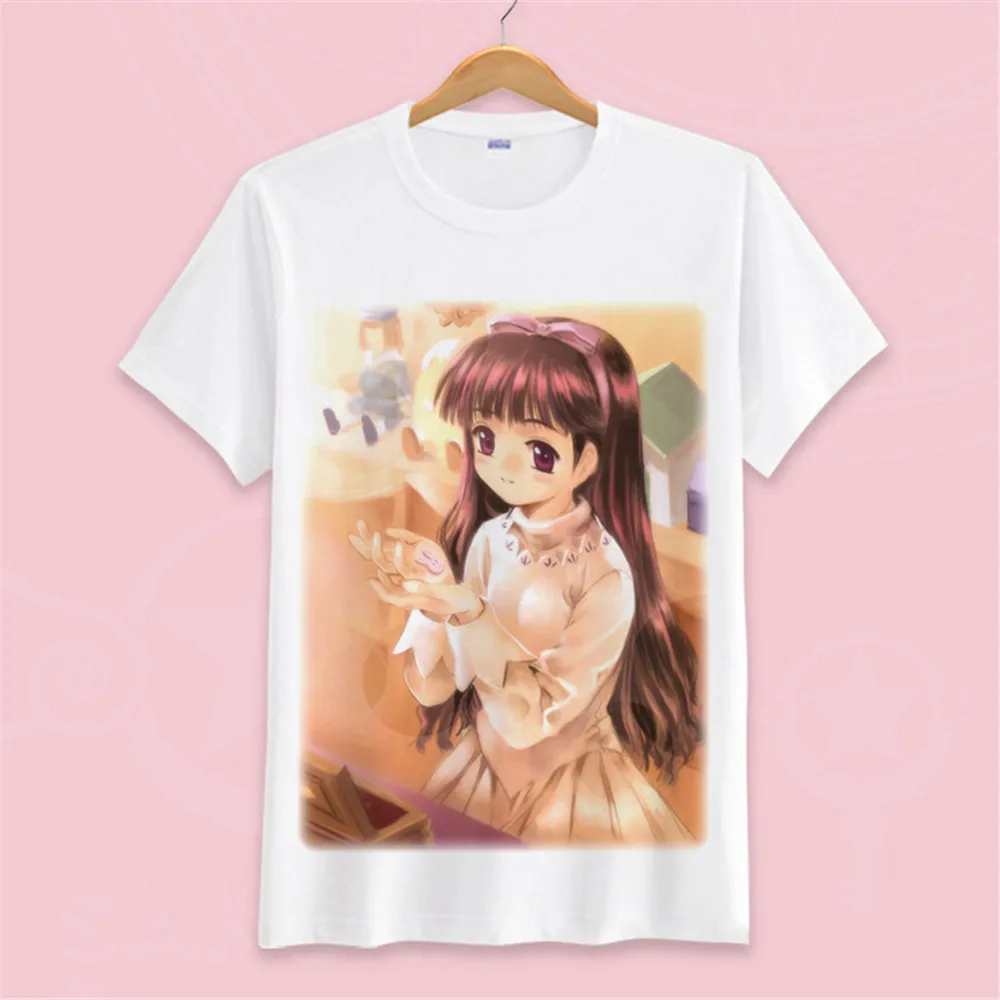 Карта captor Sakura футболка карта Captor Футболка мужская &quotАниме&quot Kawaii женские топы