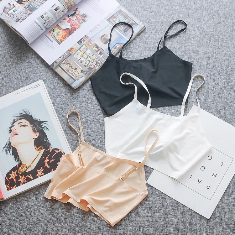 Спагетти женское нижнее белье, сексуальный короткий топ без рукавов Спагетти женское нижнее белье, сексуальный короткий топ без рукавов