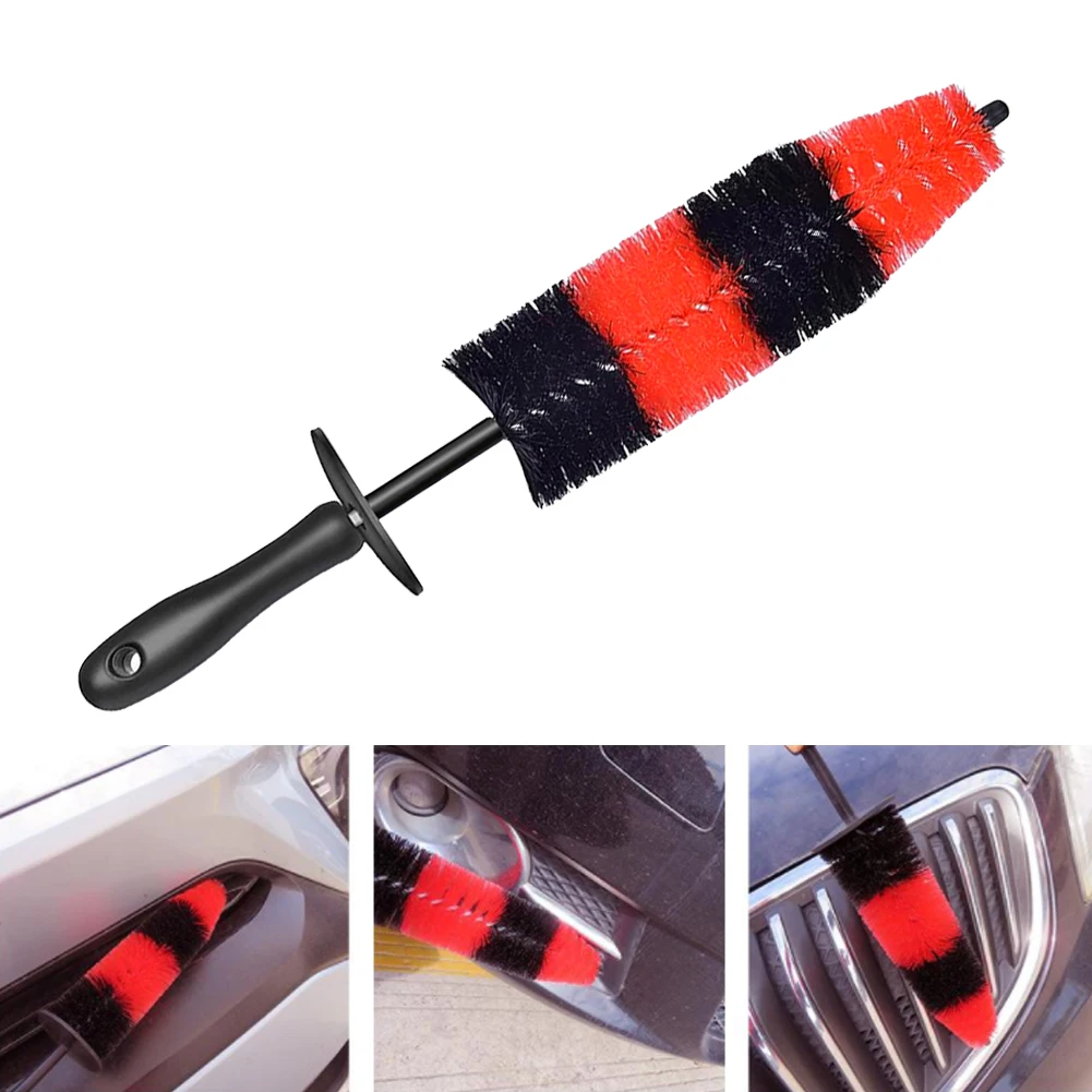 

Car Wheel Brush Rims Tire Seat Engine Wash Cleaning Tool Auto Detailing Tool（ Length：16.3"）