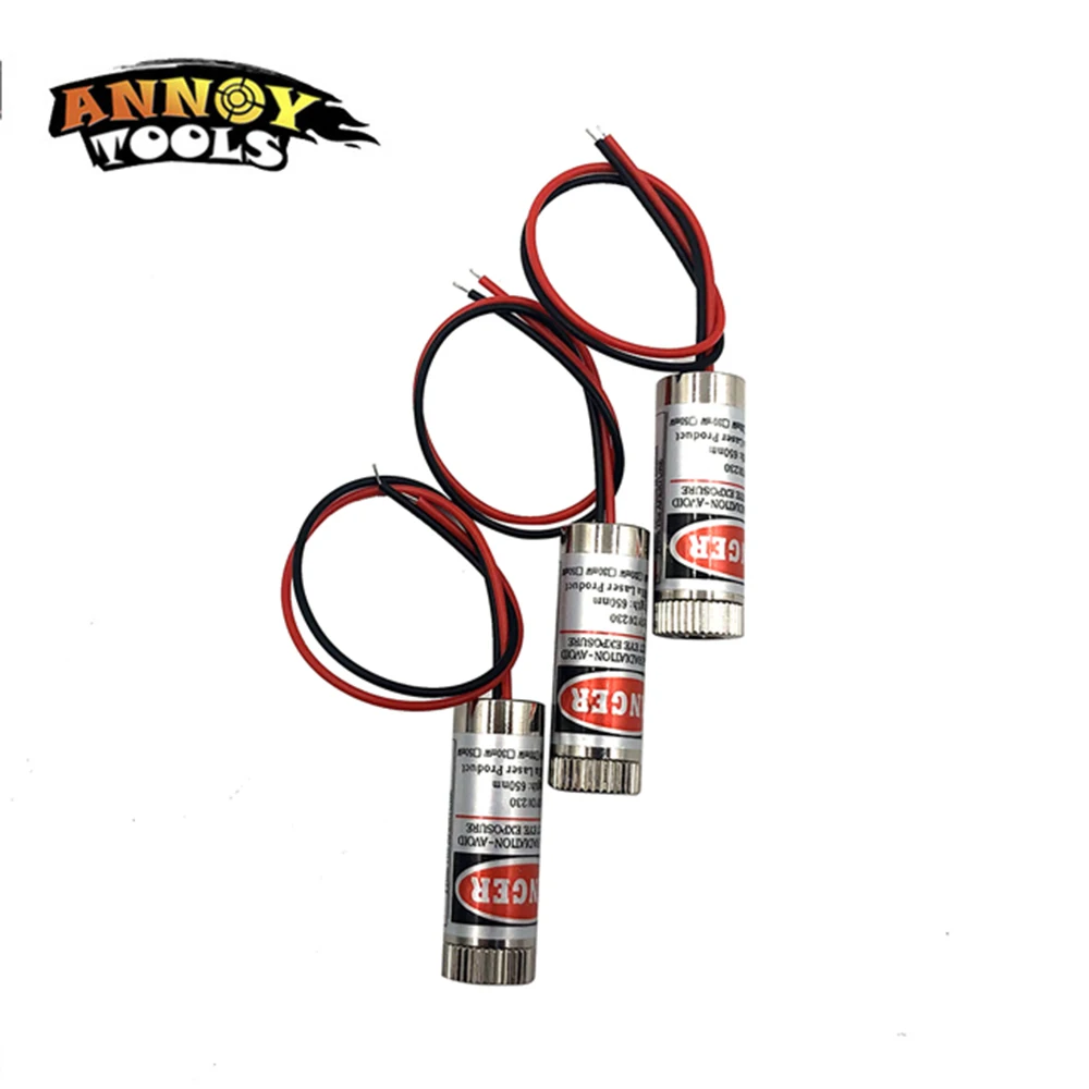 Лазерный модуль &quotсделай сам&quot 650 нм 5 мВт с красной точкой/линией/крестом