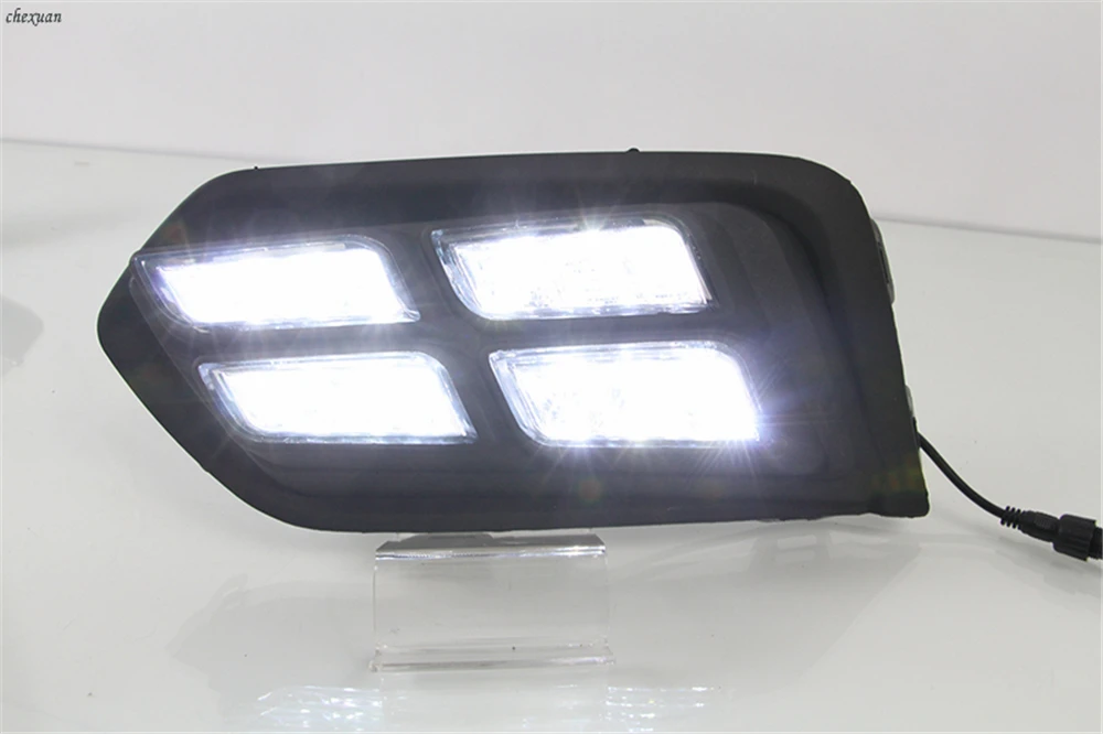 CSCSNL 1 комплект для Honda City 2017 2018 2019 DRL Вождения освещают светильник с желтым сигнал