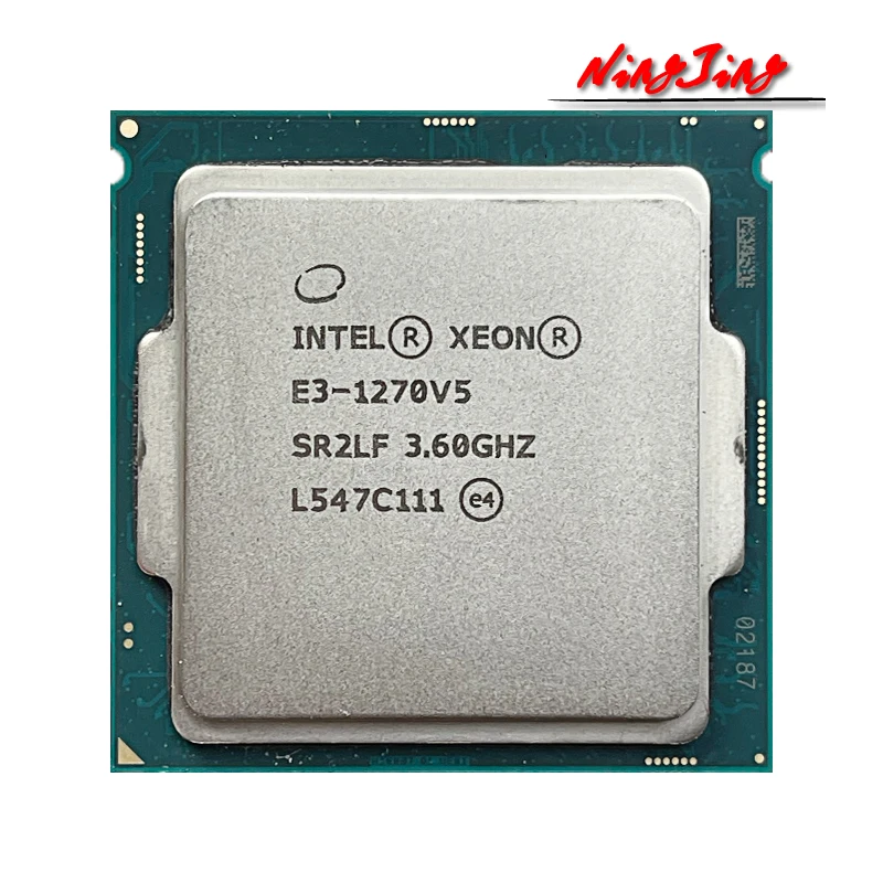 Процессор Intel Xeon E3-1270 v5 E3 1270v5 1270 3 6 ГГц четырехъядерный восьмипоточный ЦПУ 80 Вт LGA