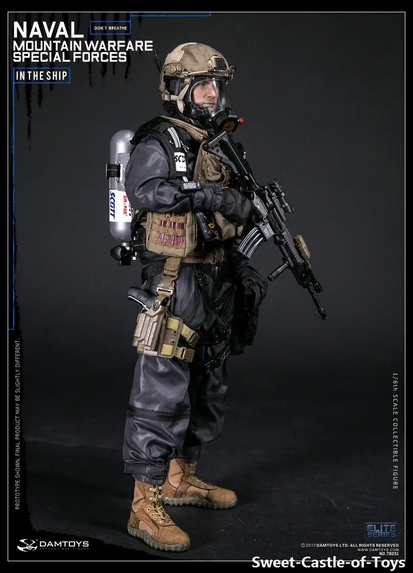 DAM 78051 1/6 DAMTOYS Военная горная война Коллекционная экшн-фигурка спецназа для