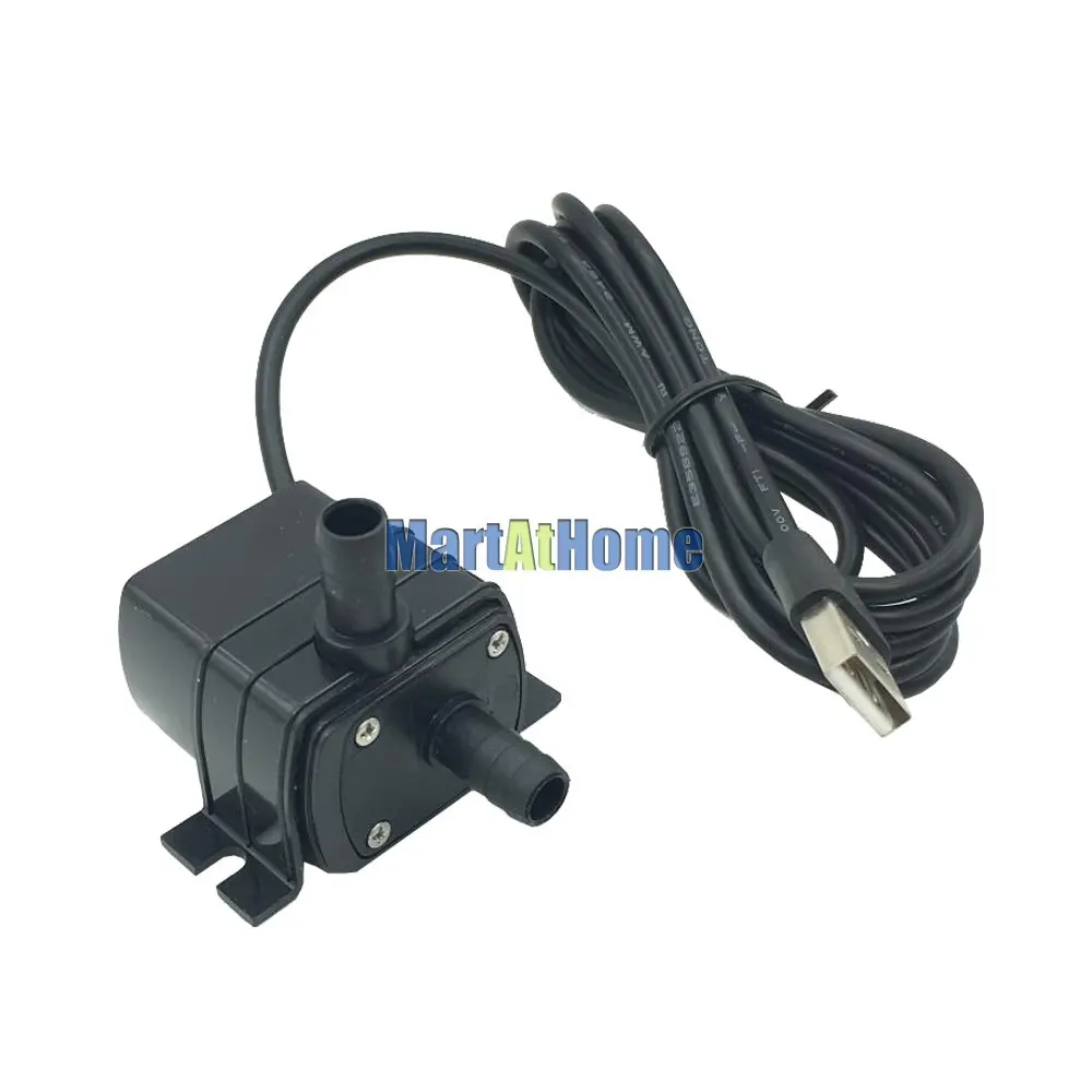 USB DC бесщеточный мини водяной насос 4 8 Вт 240л/ч 3 метра 5-12 В для гидропоники