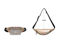 Unisex chest bag waist belt bag Fanny Pack fashion laser leather shoulder messenger crossbady bag handbag phone pouch coin purse