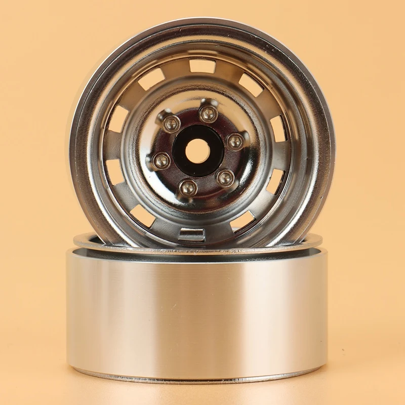 4 шт. ралли 1 9 металлический брелок ступицы колеса обод для 1/10 RC Crawler Axial SCX10 90046 AXI03007