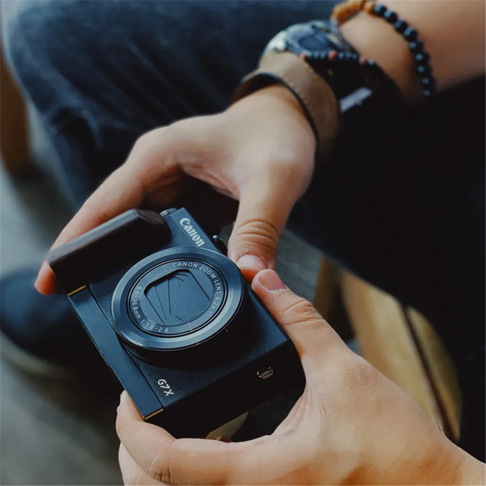 Деревянная рукоятка с алюминиевой основой Кронштейн для CANON G7X