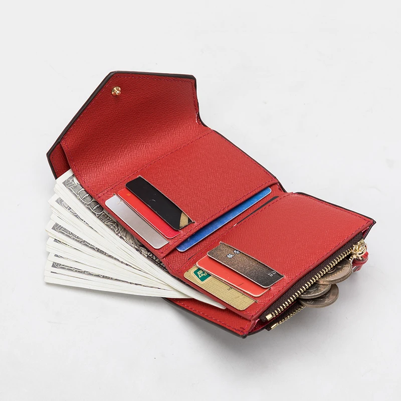 

High Quality Cutches Women Multifunction Pigskin Design Luxury Female wallet Bag European and American Fashion Ladies wallet