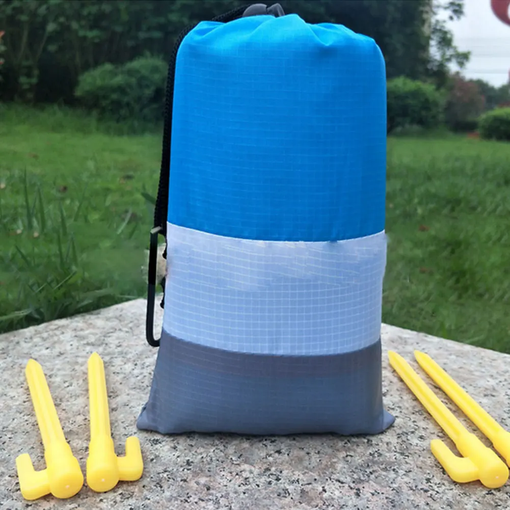 

2x2.1m Waterproof Pocket Beach Blanket Folding Camping Mat Mattress Portable Lightweight Mat Outdoor Picnic Mat Sand Beach Mat