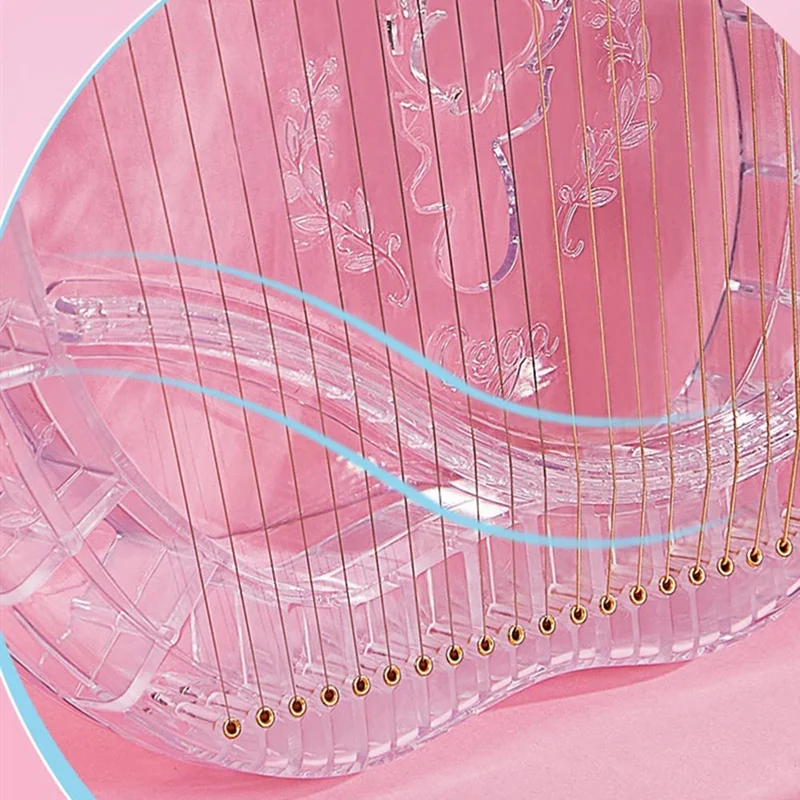 Cega 21 струна Lyre Harp lycore кристально прозрачный инструмент с ключом для настройки