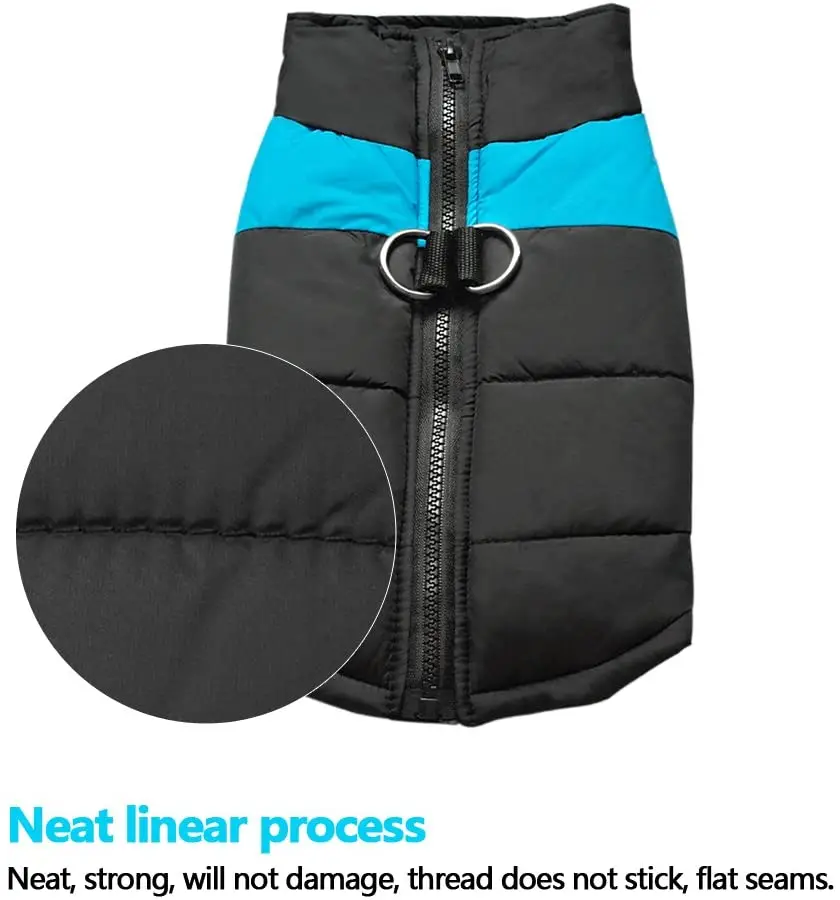 SUPREPET Pet Dog Coat Warm Winter Clothes for Large Medium Dogs Waterproof Thicken Padded Vest Supplies Jacket | Дом и сад