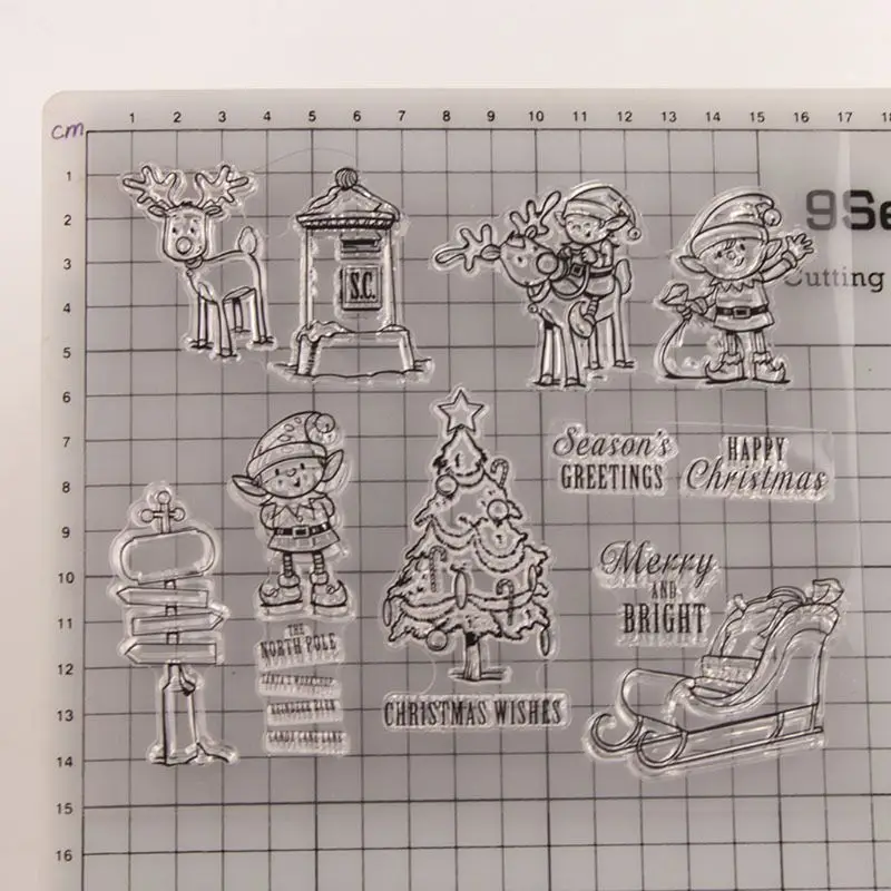 2021 одежда с рисунком оленя для маленьких мальчиков силиконовая прозрачная