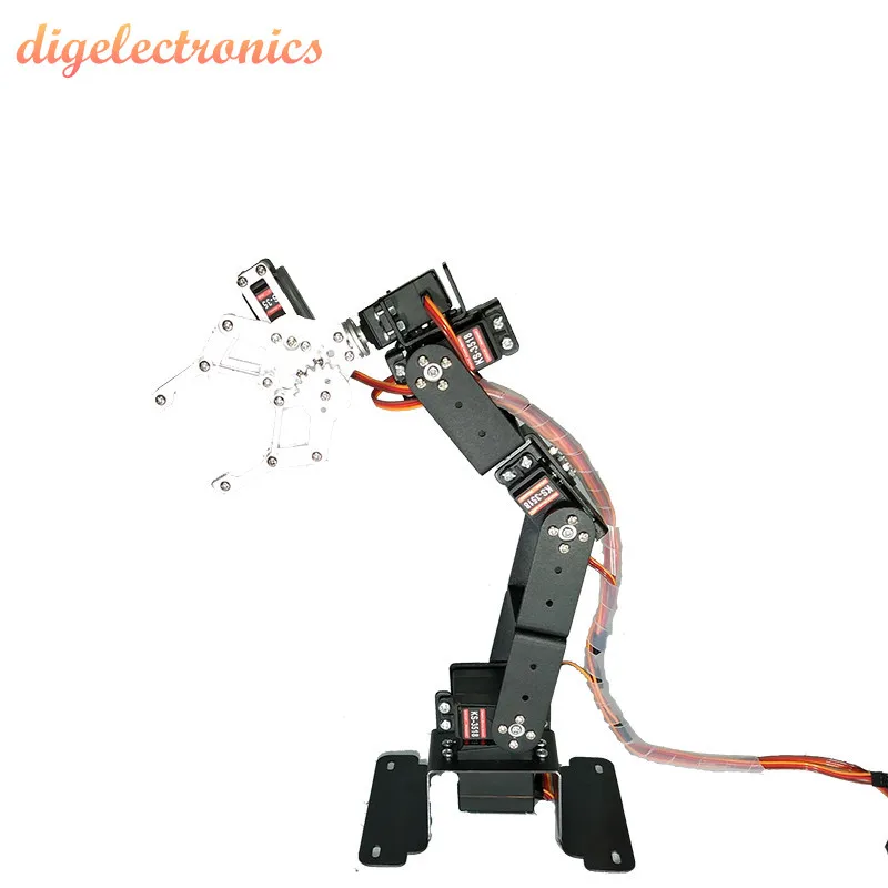 DIY 6 DOF сплав рука робота зажим коготь робот аксессуары механическая с