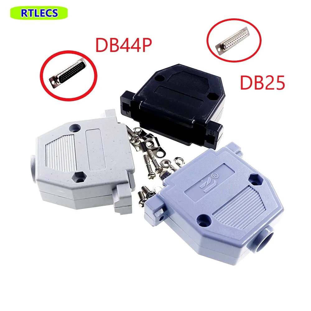 5 шт. D-Sub Соединительная бленда для 44 позиций, 3 ряда или 25 контактов, 2-рядный провод, тип припоя, 44 контакта, пластиковая оболочка