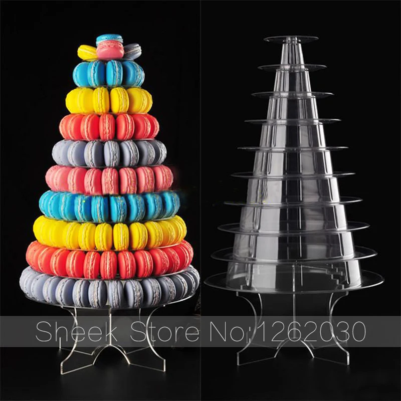 Новый стиль Бесплатная комбинация 10 слойный прозрачный акриловый стенд для