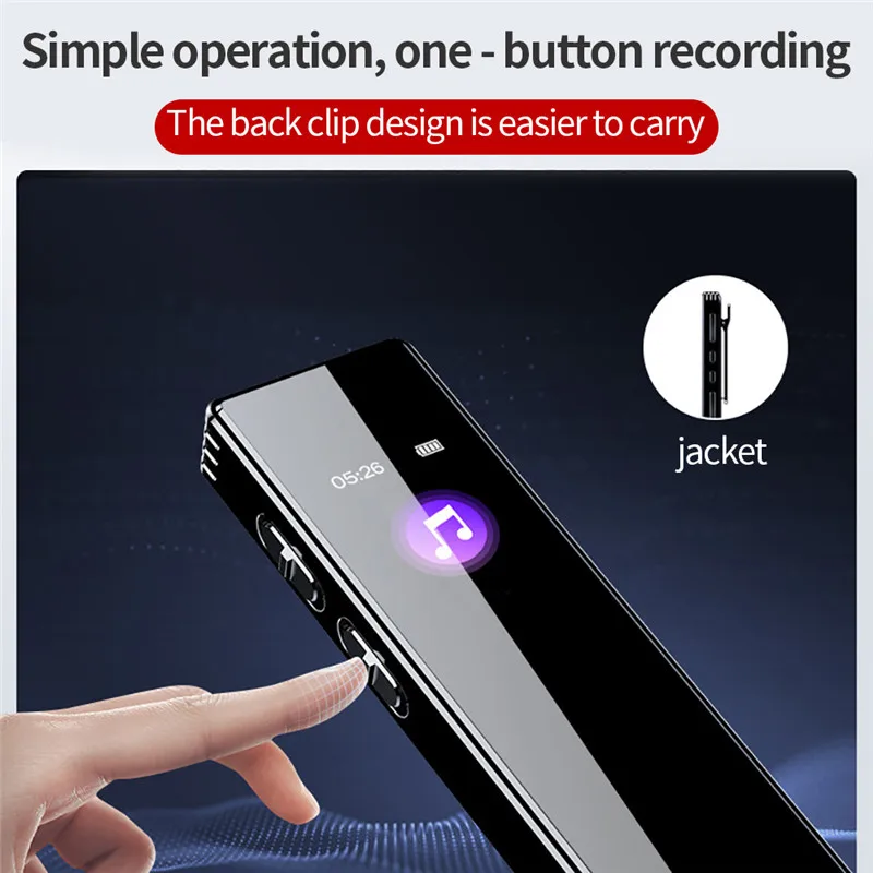 Цифровой диктофон QZT портативный mp3-плеер профессиональное мини-устройство