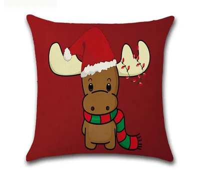 Christmas 3 Рождественские украшения для дома, подушка с Санта Клаусом, подушка, елочные украшения, Рождественский подарок на год - Цвет: Christmas 3