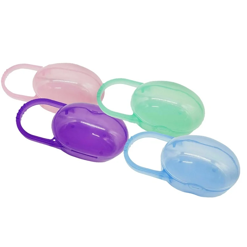

1PCS Baby Solid Pacifier Box Soother Container Holder Pacifier Box Travel Storage Case Safe Holder Pacifier PP Plastic Box