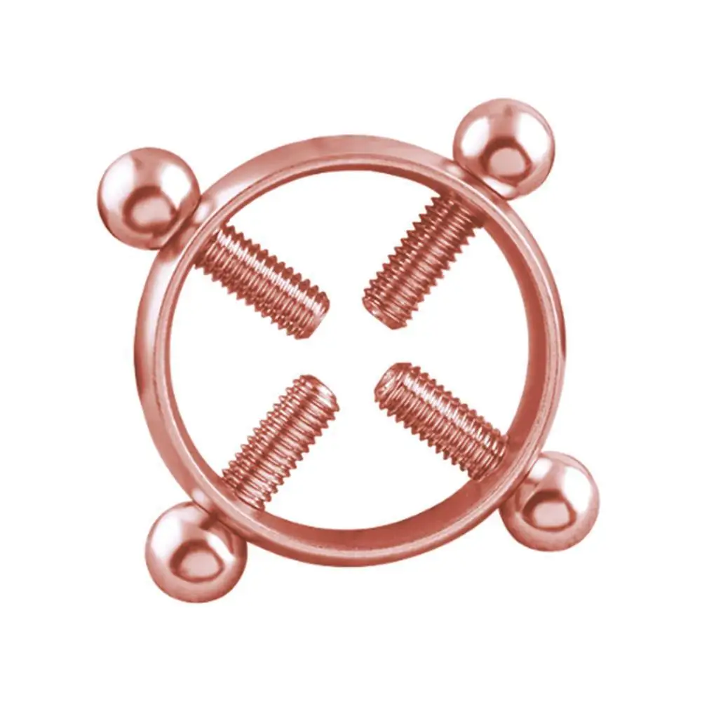 Пикантное привлекательное круглое кольцо для сосков из нержавеющей стали