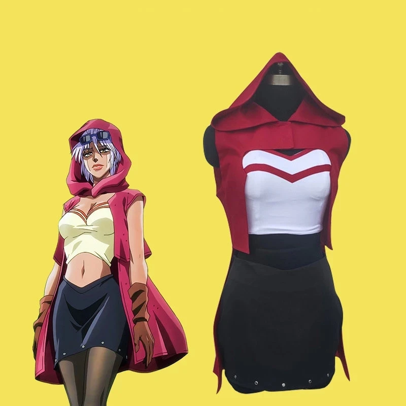 

Anime JoJo's Bizarre Adventure Mariah Cosplay Costume Custom Made