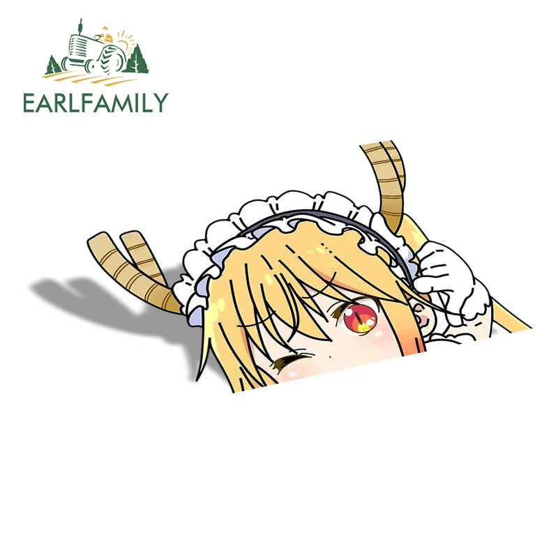 

EARLFAMILY 13 см x 8,4 см для Tohru автомобильные наклейки аниме виниловые мотоциклетные наклейки Campervan автомобильные аксессуары наклейки на доску дл...