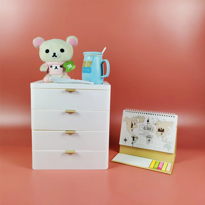 

2 Tiers Office Desktop Organizer Drawer Bathroom Accessories Storage Box Nordic Mask Cosmetic Makeup Rack Jewelry Organizer Bins