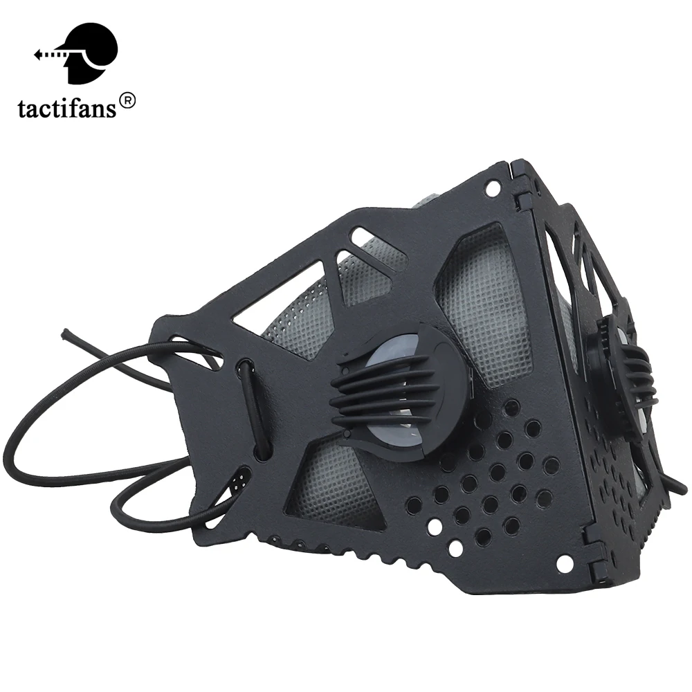 Тактическая Маска-бабочка для лица косплей киберпанк Сменный фильтр с