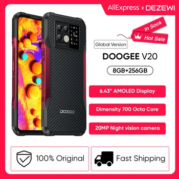 DOOGEE V20 5G הגלובלי גרסה חדשה Smartphone 6.43 